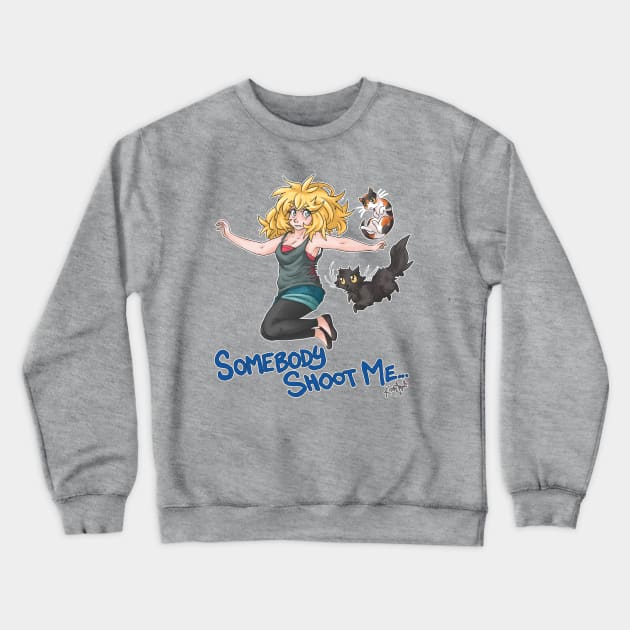 Jump! Crewneck Sweatshirt by KitaAngel